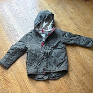 Lands' End Kids Olive Hooded Puffer Jacket